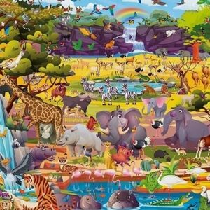 Busyland Puzzles Set Safari Swam 100pcs QUOKKA BRAND-NEW w/tag ⭐️SHIPS FREE⭐️